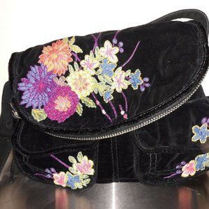 LUCKY BRAND Black Hobo Shoulder Bag Handbag Purse